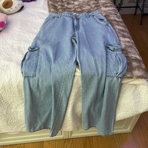baggy cargo jeans